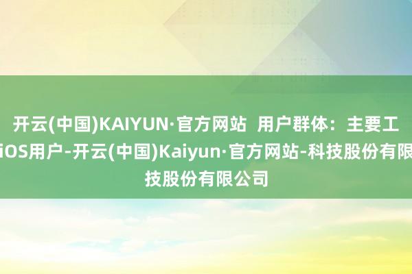 开云(中国)KAIYUN·官方网站  用户群体：主要工作于iOS用户-开云(中国)Kaiyun·官方网站-科技股份有限公司