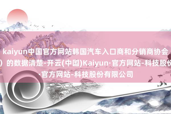 kaiyun中国官方网站韩国汽车入口商和分销商协会（KAIDA）的数据清楚-开云(中国)Kaiyun·官方网站-科技股份有限公司